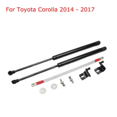 2 Pcs Engine Hood Lift Support Shock Strut Damper For Toyota Corolla 2014 - 2017 Foto 1 de 4
