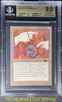 MTG Antiquities 1994 Amulet of Kroog BGS 9.5 GEM MINT Old School 93/94 - Image 1 of 4
