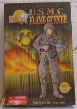 The Ultimate Soldier 12" WWII USMC Flame Gunner SEALED Water Stain Warping READ