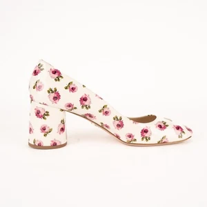PRADA Women's Floral High Heels Pumps in Rose Patent 9.5 US 39.5 EU - Picture 1 of 13