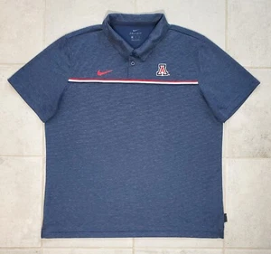 Nike Herren XL University of Arizona Wildcats Poloshirt Blau NCAA Team Issue - Bild 1 von 8