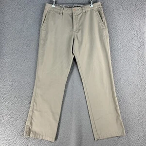 Y2K Quicksilver Pants Men 33 Skate Chino Logo Pocket Cargo Khakis Performance - Picture 1 of 19