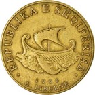 Albania 20 Leke Coin | Liburn Ship | Dolphin | Oak | Laurel Branch | 1996 - 2000