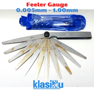 Moto Feeler Jauge 11 en Fuseau Lames 0.05mm Pour 1.00mm Auto Voiture Atv Utv - Picture 1 of 6