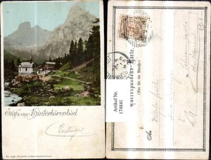 174841,Litho AK Gruß von Hinterbärenbad b. KufsteinTotale - Picture 1 of 1