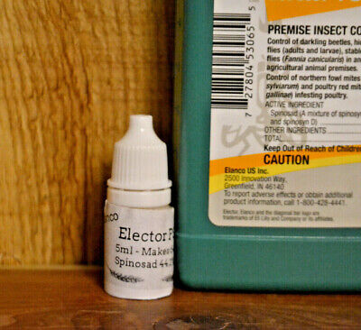 Elector PSP Treats Poultry Chicken Mites - 5 Ml Bottle - Makes 1/2 Gallon Spray • 14.69$