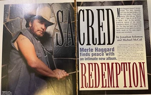 2001 Country Singer Merle Haggard - Picture 1 of 3