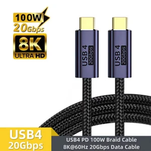 100W Super Fast Charging USB C Type C Cable for MacBook iPad Pro iPhone 16 15 - Picture 1 of 16