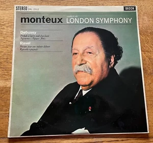 SXL 2312 - PIERRE MONTEUX - LSO Debussy, Ravel, *Monteux*  W/B ED1 EX/EX+ LP - Picture 1 of 6