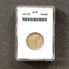 1927 P Standing Liberty Quarter 25C Au58 Anacs Soapbox Holder - U.S. Coins