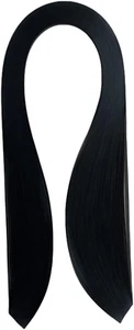 Quilling Strips 5Mm Black Paper Quilling Set Strips Solid Color Origami Paper DI - Picture 1 of 7