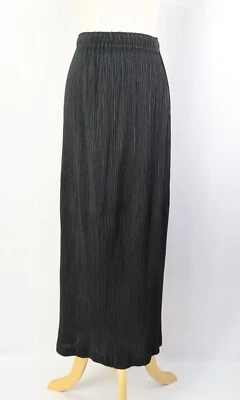 ¡Precio especial! Nuevo Con Etiquetas ISSEY MIYAKE FETE Falda Plisada Negra 208 8937 Foto 1 de 4