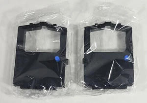 2PK 42377801 Cartuccia nastro stampante nero per Okidata Microline 420 490 421 - Foto 1 di 4