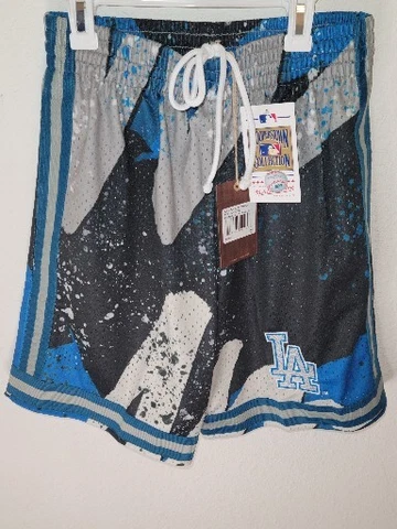 MITCHELL AND NESS COOPERSTOWN HYPER HOOPS FASHION SHORTS LOS ANGELES DODGERS Cover