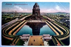 AK Leipzig - Völkerschlachtdenkmal Totalansicht, 1915 frankiert & gelaufen - Bild 1 von 2