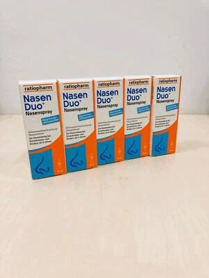 5x NasenDuo Nasenspray ratiopharm für Erwachsene 10 ml, PZN 12521543