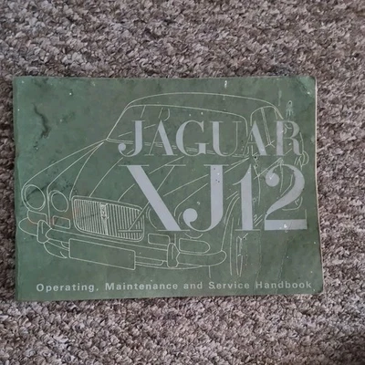 JAGUAR XJ12 Cars Owners Handbook 1972 #E.171/1 - Image 1 of 4