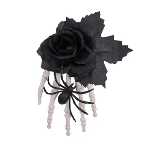 Bone Hand Halloween Hair Barrettes For Long Hairstyles And Active Lifestyle Use - Picture 1 of 8