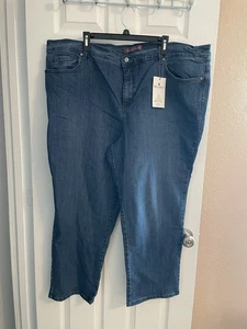 26W kurze GV GLORIA VANDERBILT DENIM JEANS AMANDA NEU MIT ETIKETT - Bild 1 von 6
