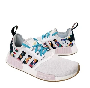 Adidas x Rich Mnisi Womens NMD R1 Sneaker Cloud White Soft Pink Size 8.5 - Picture 1 of 11