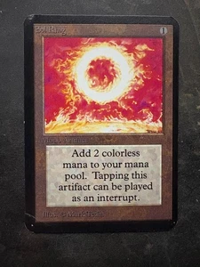 *** ALPHA Sol Ring *** Clean + Crease / Ding! - DUTY PAID - Magic MtG - Bild 1 von 6