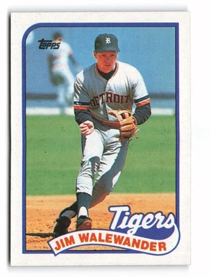 1989 Topps #467 Jim Walewander Detroit Tigers - Image 1 of 2
