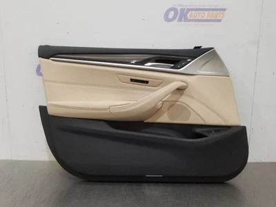 19 2019 BMW 530I DOOR TRIM PANEL FRONT LEFT DRIVER BEIGE Foto 1 de 4