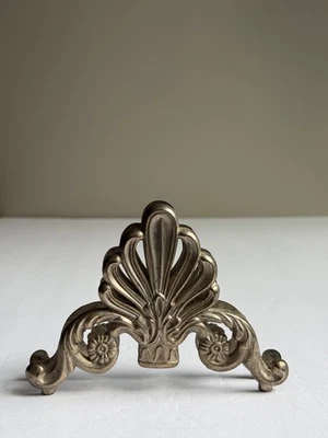 复古 Leonard 意大利银刀架装饰洛可可壳 — 第 1/4 张图片