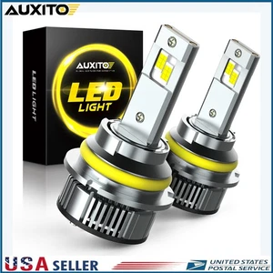 2X 9007 HB5 Combo LED Headlight High Low Beam Bulbs 6500K Cool White 80000LM H - Picture 1 of 13