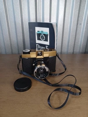 Rare ! Lomography Diana F+ 120 Film Black & Gold MINT With Manual !  - Image 1 of 4
