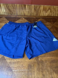 New Adidas Aeroready Designed 4 Movement Training Shorts, XXL, 7" Inseam, Navy - Picture 1 of 7