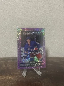 2021-22 OPC Platinum Marquee Rookies Violet Pixels Nils Lundkvist/299 - Imagen 1 de 2