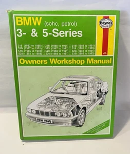 BMW Serie 3 y 5 (sohc, gasolina) (83-91 y 81-93) Haynes (1948) Raro - Imagen 1 de 5