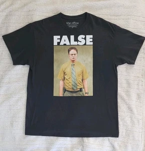 The Office T-Shirt Herren Gr. XL schwarz FALSE Dwight Schrute Graphic Print Tee - Bild 1 von 2