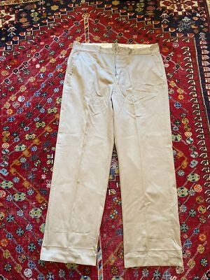 Hand Tailored 1950’s? Vintage Chino’s W 38” Leg 31.5” - Image 1 of 4