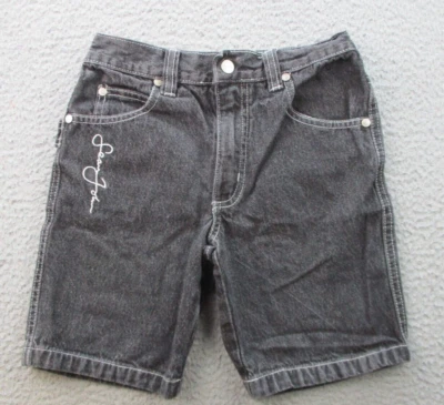 Pantalones Cortos De Colección Sean John Niños 5 Negros Y2K Denim Patinador Hip Hop Cintura Elástica Grunge Foto 1 de 4