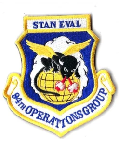 PARCHE USAF 94TH OPERATIONS GROUP STAN EVAL DOBBINS AFB B12-3 - Imagen 1 de 1