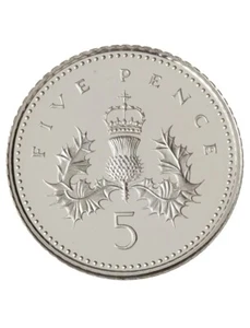1971-2019 Proof Uncirculated 5p Five pence British Coin - Picture 1 of 1