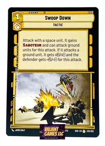 Star Wars Unlimited Swoop Down #230 Shadows of the Galaxy - Picture 1 of 1