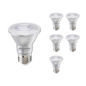 Bulbrite 50W PAR20 LED Light Bulb, E26 Medium Base, 3000K, Dimmable (6-Pack) - Picture 1 of 8