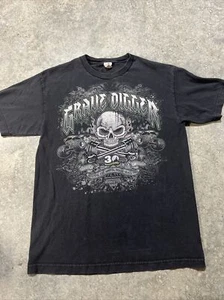 2012 Grave Digger 30th Anniversary Monster Truck Racing T-shirt Medium - Picture 1 of 5