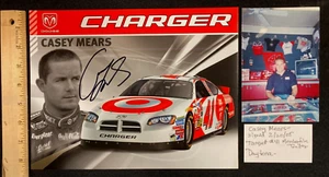 Casey Mears Hand Signed 8x10" Promo Nascar Photo W/coa + Provenance CF 53023B - Picture 1 of 1