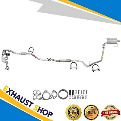 Complete Exhaust System Fits 2012 2013 2014 2015 2016 Subaru Impreza 2.0L Sedan - Image 1 of 4