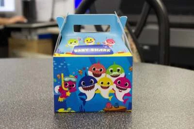 BABY SHARK ВЕЧЕРИНКИ ПОЛЬЗУ КОРОБКИ НАБОР ИЗ 10 - Изображение 1 из 4