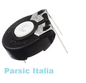 TRIMMER 50K 10mm Carbon Potentiometer PT10-50K MONT. ORIZZ. 1GIRO ( = 20 PEZZI) - Foto 1 di 6