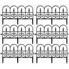 Decorative Garden Fence Insert 6  Rustproof  Garden Picket Fence M0A3