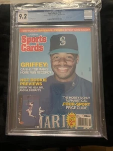 Sports Cards Magazine March 1994 Ken Griffey Jr. CGC 9.2 TOP POP. Vintage BK13. - Picture 1 of 3