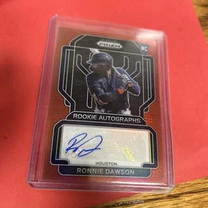 RONNIE DAWSON 2022 PANINI RED WAVE PRIZM ROOKIE AUTO RC RED 21/99 - Picture 1 of 2