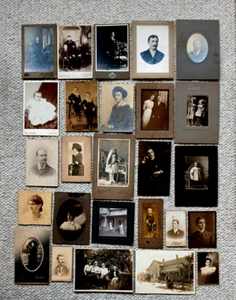 Konvolut 26 antike Fotos CDV, Carte de Visite, plus in sehr gutem Zustand - Bild 1 von 8