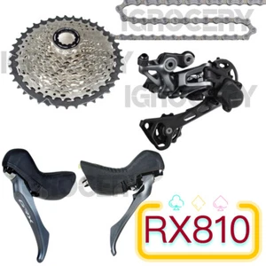 Grupo mecánico Shimano GRX RX810 4 piezas 1x11 RX810 NUEVO sin pinzas - Imagen 1 de 1